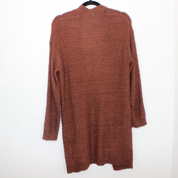 ALTAR'D STATE Open Cadigan Red Brown Rust Pockets - Picture 8 of 9